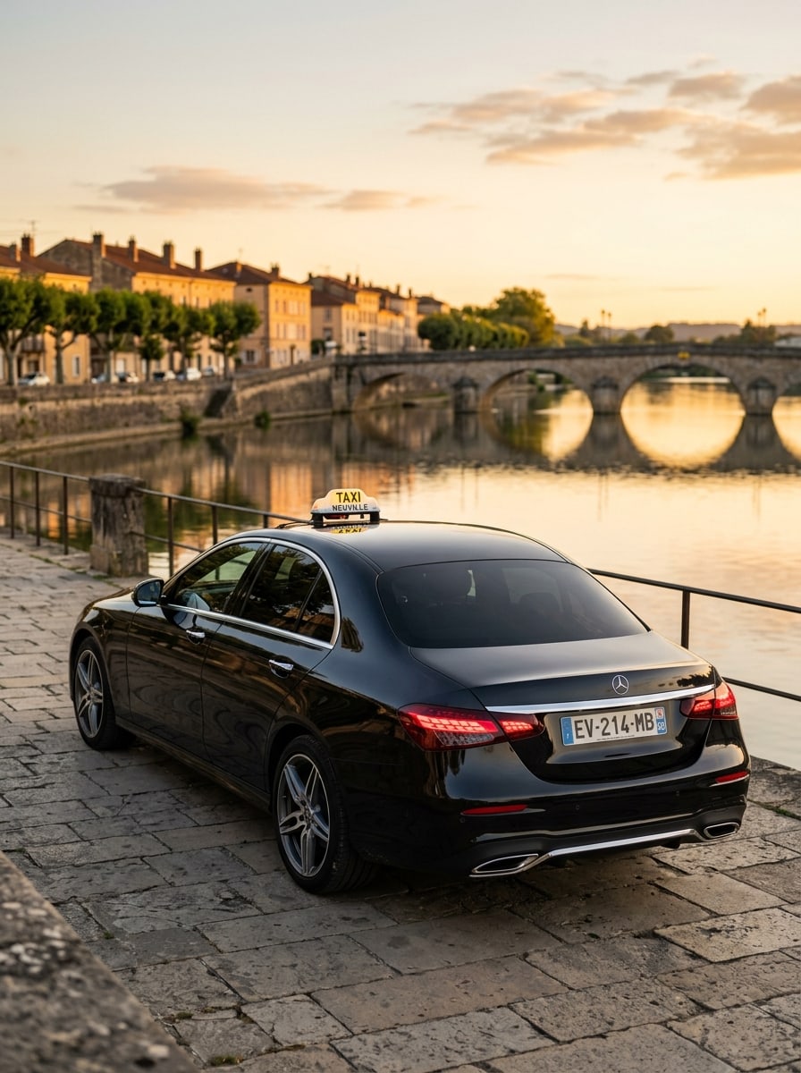 Taxi Fontaines-sur-Saône 24h/24 · Aéroport, gare, CPAM
