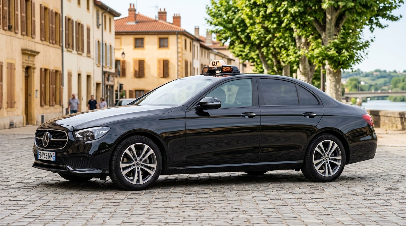 Taxi Fleurieu-sur-Saône 24h/24 · Aéroport, gare, CPAM
